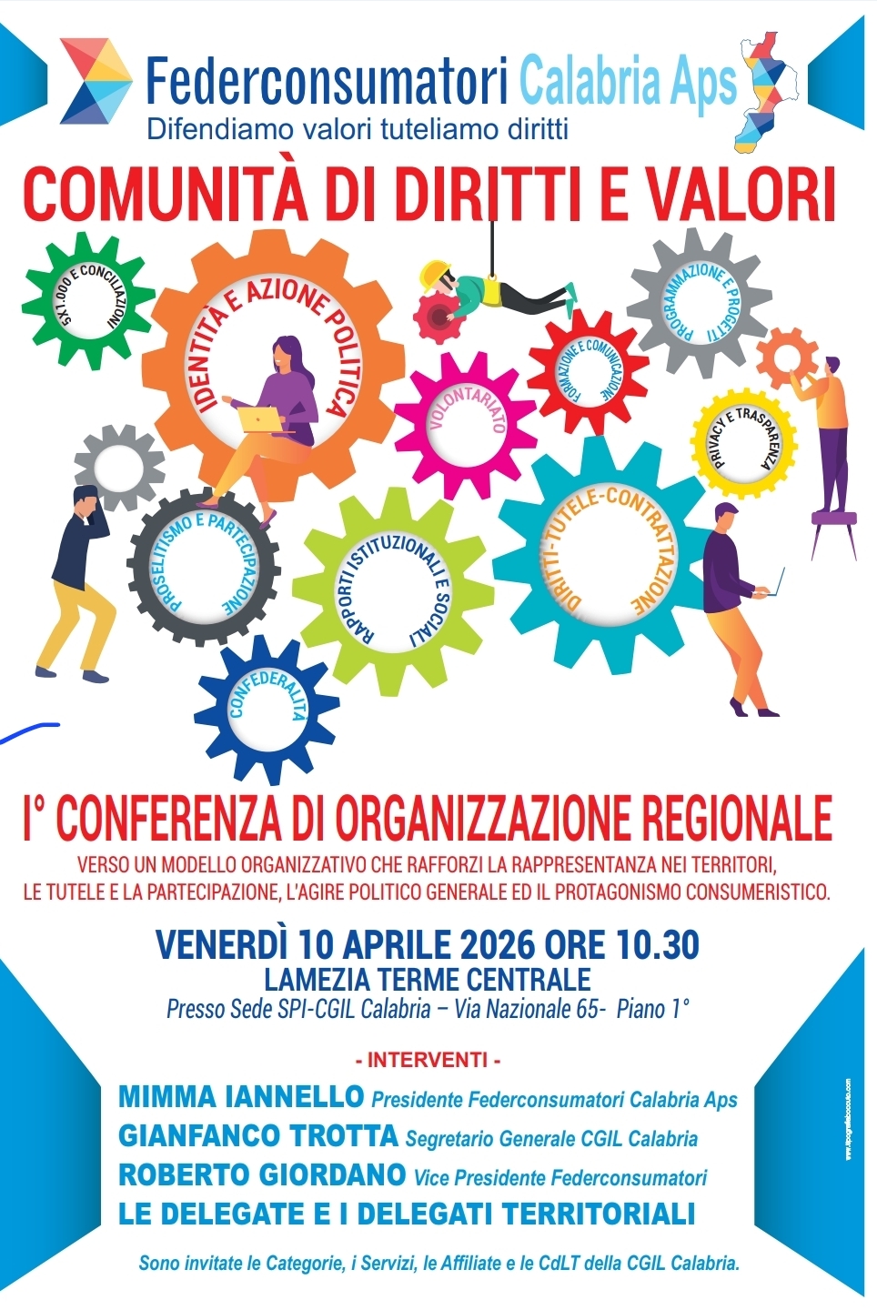 PRIMA CONFERENZA REGIONALE DI ORGANIZZAZIONE